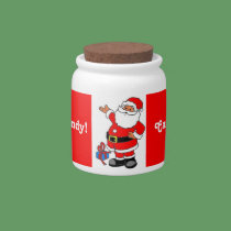 Santa Candy Jar! candy jars