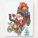 Santa Car Whimsy Mouse Pad