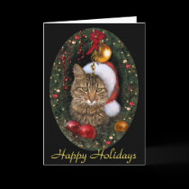 Santa Cat cards