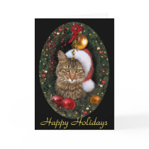 Santa Cat Cards