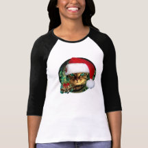 Santa Cat Christmas TShirt