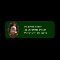 Santa Cat labels