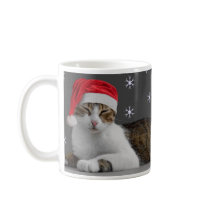 Santa Cat Mug mugs