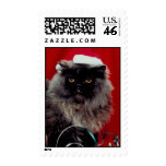 Santa Cat Stamp