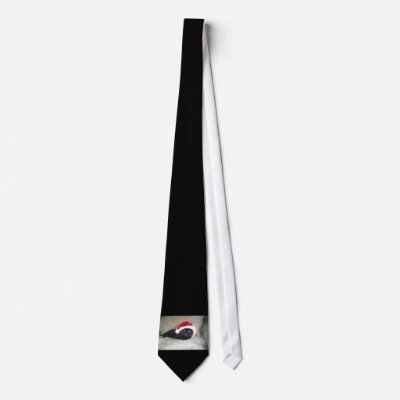 Santa Cat Neck Tie by jaguarnj