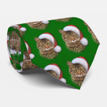 Santa Cat ties