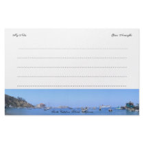Santa Catalina Ocean View Stationery Design
