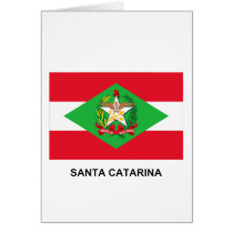 Santa Catarina, Brazil Flag Cards