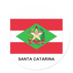 Santa Catarina, Brazil Flag stickers