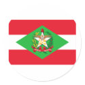 Santa Catarina, Brazil Flag stickers