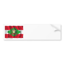 Santa Catarina, Brazil Waving Flag Bumper Sticker