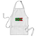 Santa Catarina & Brazil Waving Flags aprons