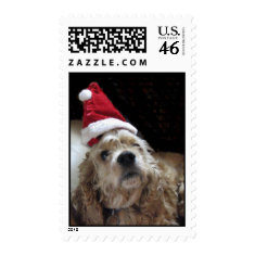 Santa Chance Dog stamp