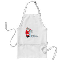 Santa Checking List Aprons