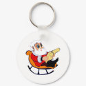 Santa Checking List keychains