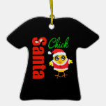 Santa Chick Christmas Christmas Ornament