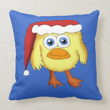 Santa Chick Pillow