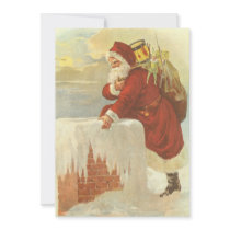 Santa Chimney invitations by ChristmasCafe Santa Chimney invitations