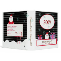 SANTA Christmas Family Holidays 2009 Photo Album binders by tootsiedoodle SANTA Christmas Family Holidays 2009 Photo Album binders