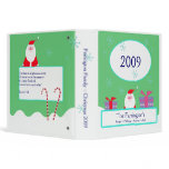 SANTA Christmas Family Holidays 2009 Photo Album Vinyl Binder