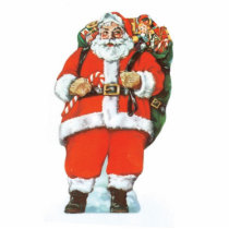 Santa Christmas Ornament photo sculptures