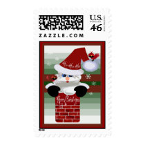 Santa Christmas Postage postage by WinterHolidayGifts Santa Christmas Postage postage