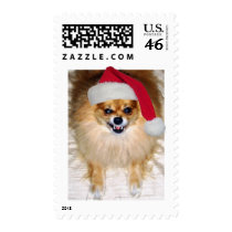 Santa Christmas Postage Stamp