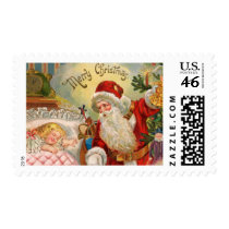 Santa Christmas Postage Stamps by golden_oldies Santa Christmas Postage Stamps