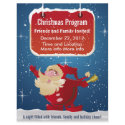 Santa Christmas Program Flyer by ZazzleFlyers Santa Christmas Program Flyer
