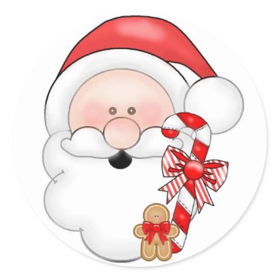 Santa Christmas Sticker