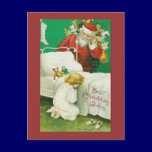 Santa Christmas Wishes postcards