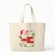 Santa Christmukkah bags by humortees Santa Christmukkah bags