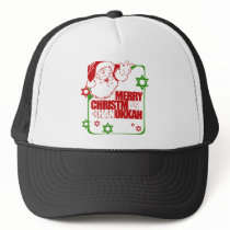 Santa Christmukkah hats