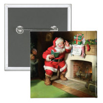 Santa Claus3 buttons