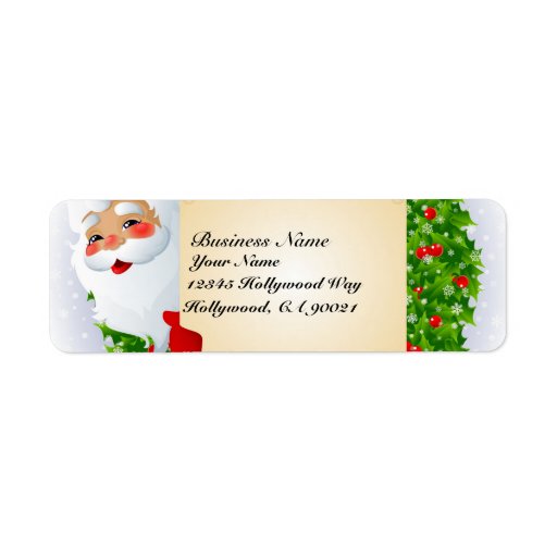 santa-claus-address-labels-zazzle