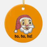 Santa Claus and Christmas Bells Ornament