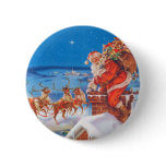 Santa Claus and his Mighty Reindeer Buttons