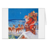 Santa Claus and his Mighty Reindeer Greeting Cards