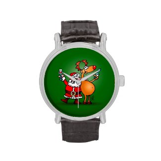 Santa Claus and his Reindeer Watch