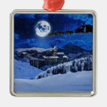 Santa Claus and the North Pole Christmas Ornaments