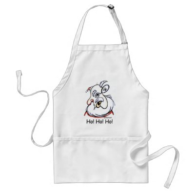 santa claus aprons