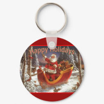 santa-claus-arrived keychains by HolidayHeaven santa-claus-arrived keychains