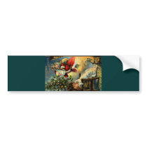 Santa Claus Arrives Bumper Sticker