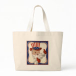Santa Claus as Uncle Sam Canvas Bag