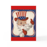 Santa Claus as Uncle Sam Card