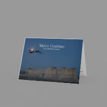Santa Claus at Monument Rocks cards