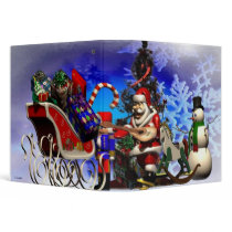 Santa Claus Avery Binder by Paper_Products Santa Claus Avery Binder