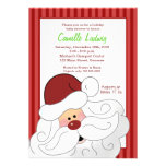 SANTA CLAUS Baby Shower Christmas Invitation