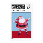 Santa Claus blue Stamp