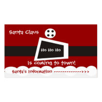Santa Claus Business Card Templates